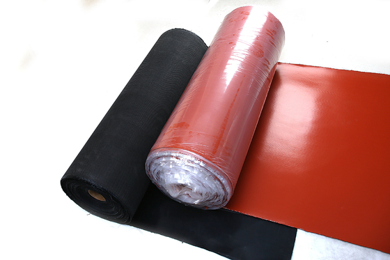 High Temperature Resistant 1.5m Silicone Coated Fiberglass Cloth Plain Woven