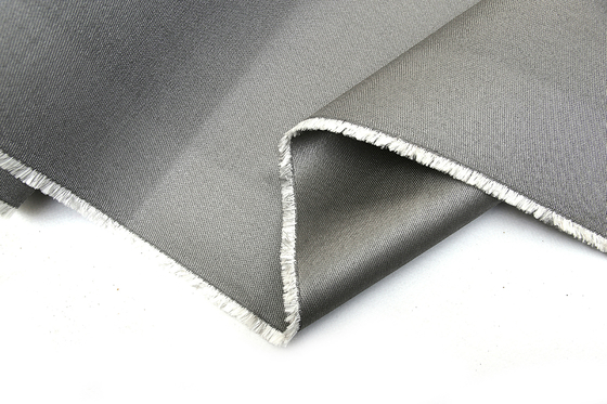 Stainless Steel Wire PU Coated Fiberglass Fabric 0.7mm For Fire Blanket Smoke Curtains