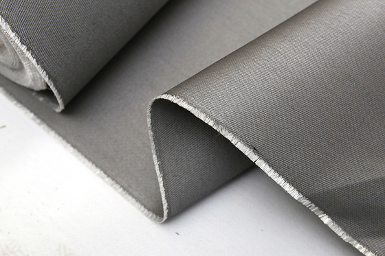 Wire Reinforced Fiberglass Fabric Silicone Coated On Thermal Insulation Cover