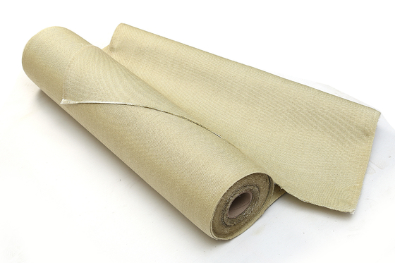 Vermiculite Coated High Temperature Fiberglass Cloth Working Temperature 1100C
