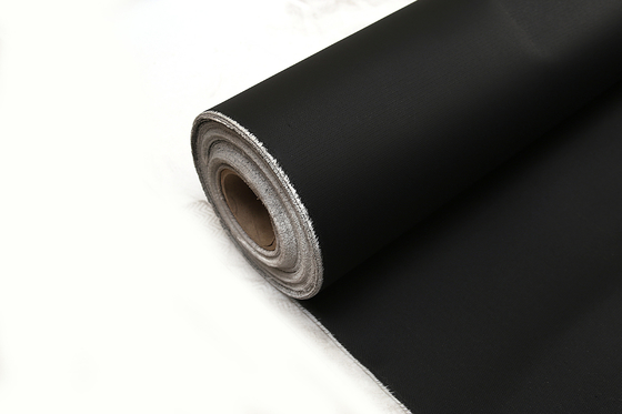 Grey Silicone Coated Fiberglass Fabric Thermal Insulation Material 0.85mm