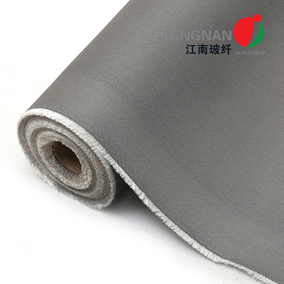 0.65mm 650 Stainless Steel Wire Reinforced Polyurethane CoatedFiberglass Fiber Glass Cloth for Fireproof Curtain