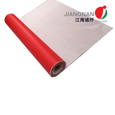 666 C SS High Temperature Fiberglass Fabric Reinforced With SS Wire Coated With Silicone Coating