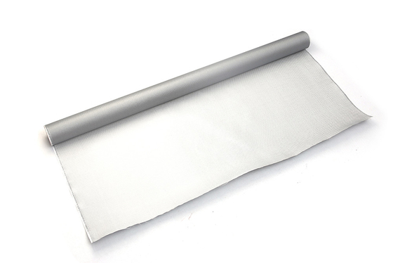 Grey Polyurethane PU Coated Fiberglass Cloth 0.9mm For Welding Blanket