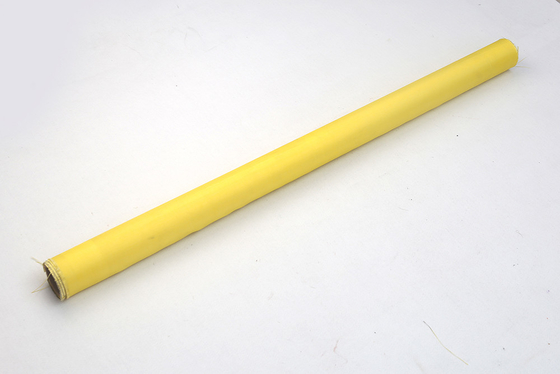 Heat Resistant Yellow Silicone-Coated Glass Fabric, Width 0.5m-2m, Thermal Insulation