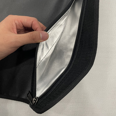 7x11&quot; Fireproof File Bag Non Irritating Fireproof Money Bag Velcro Opening