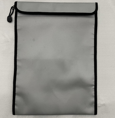 Hook And Loop Open Fireproof Envelope For Cash / Documents / Passport