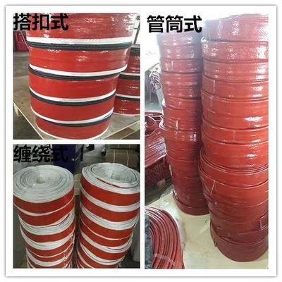 Heat Resistant Silicone Rubber Fiberglass Sleeving High Temperature Fire Sleeves