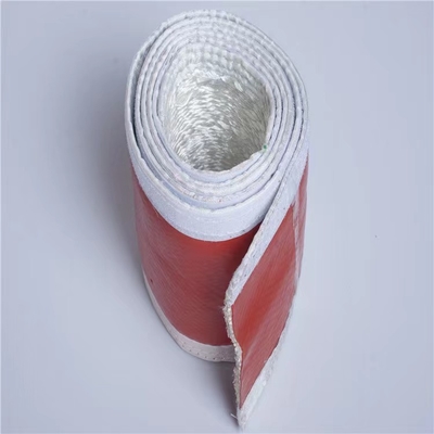 High Temperature Silicone Rubber Fiberglass Sleeving For Cables Wires