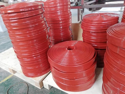 Pipe Protection Silicone Rubber Coated Fiberglass Sleeve For Automobile And Electrical