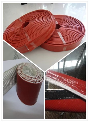 High Temperature Protection Glass Fiber Braided with Silicone Rubber Coated