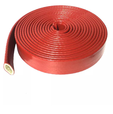 6mm Silicone Rubber Fiberglass Sleeving Fireproof For Heat Resistance