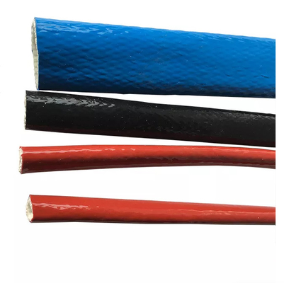 Silicone Rubber Coated E Grade Fiberglass Fireproof Hose Sleeve Fire Resistance