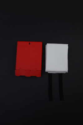 Rectangular Plastic Box Section PVC Plastic Extrusion Pipe For Fire Blanket