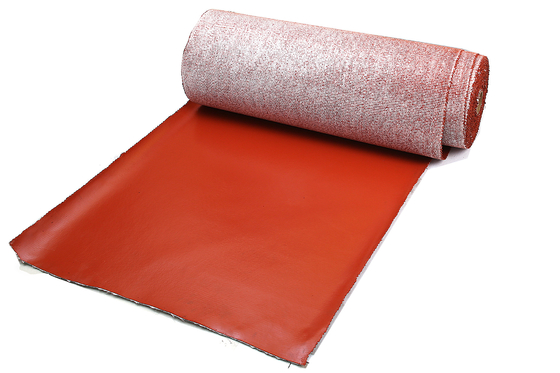 Fireproof Silicone Rubber Coated Fiberglass Cloth 260 Degree Working Temperature