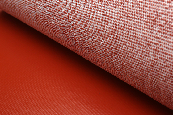 Fireproof Silicone Rubber Coated Fiberglass Cloth 260 Degree Working Temperature