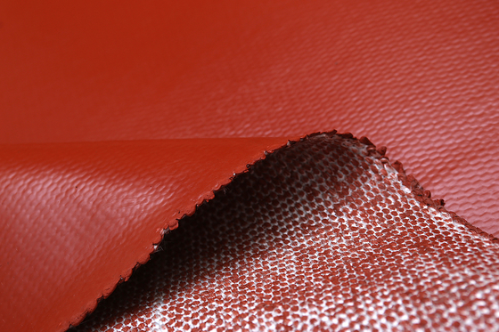 1.3mm Fireproof Silicone Coated Fiberglass Fabric For Welding Blanket