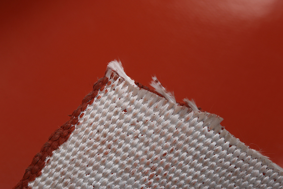 Industrial Smooth Silicone Fiberglass Cloth Soft High Temperature Resistance