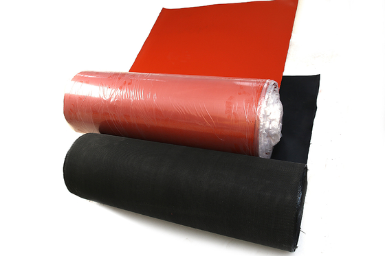 High Temperature Resistant 1.5m Silicone Coated Fiberglass Cloth Plain Woven